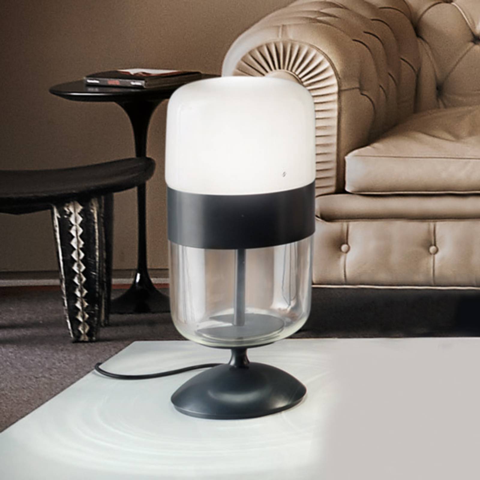 Vistosi Bordslampa Futura av Muranoglas 48 cm hög