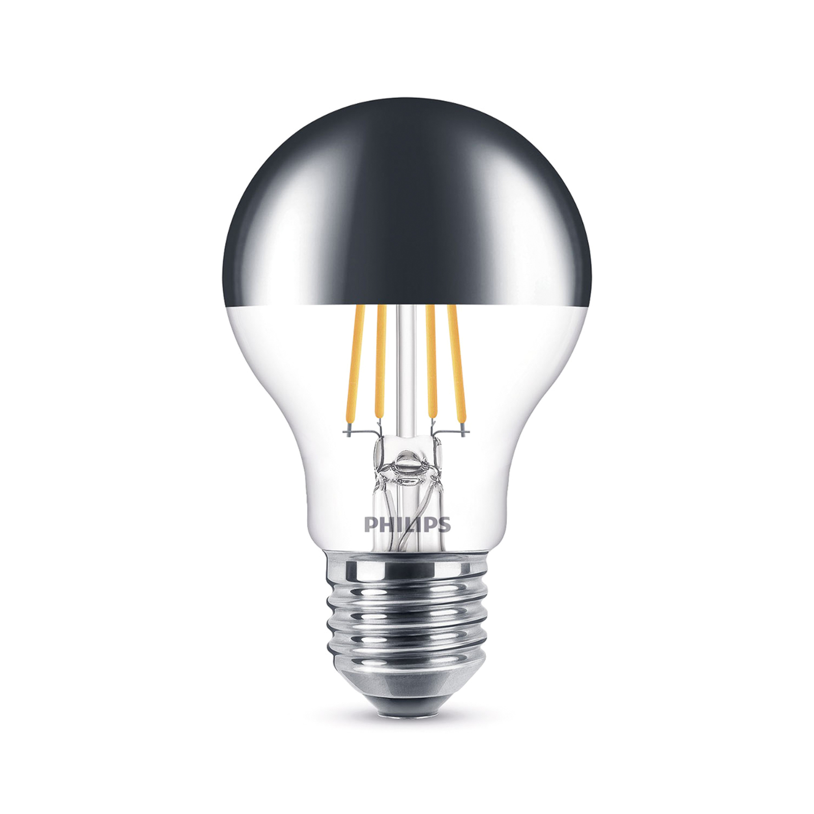 Lâmpada LED 7,2W Filament Top-Mirrored (650lm) E27 - Philips