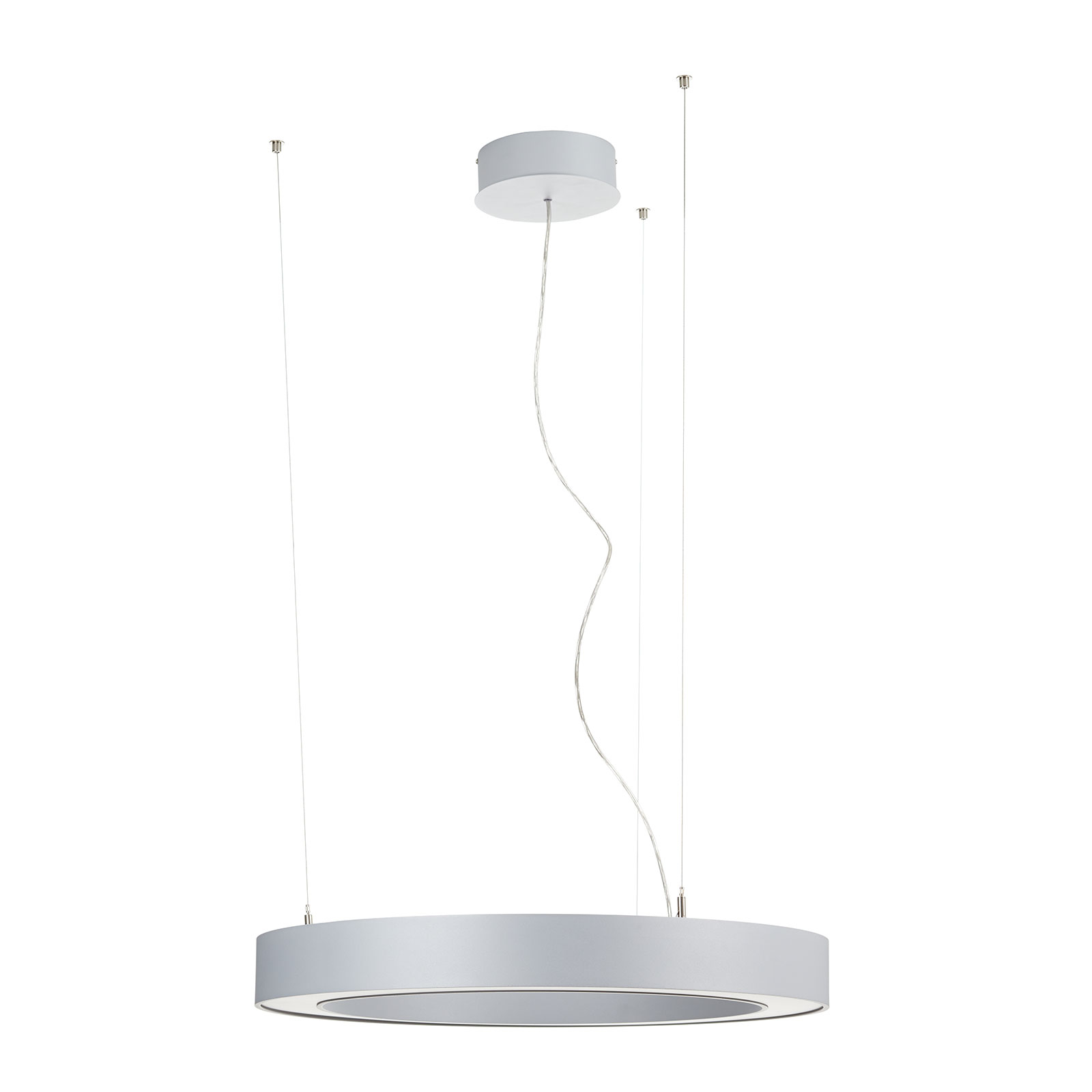 Arcchio Pietro LED hanging light silver 70 cm 45 W