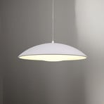 Lámpara colgante LED LENTE, blanca, Ø 40 cm, metal, Switchdim