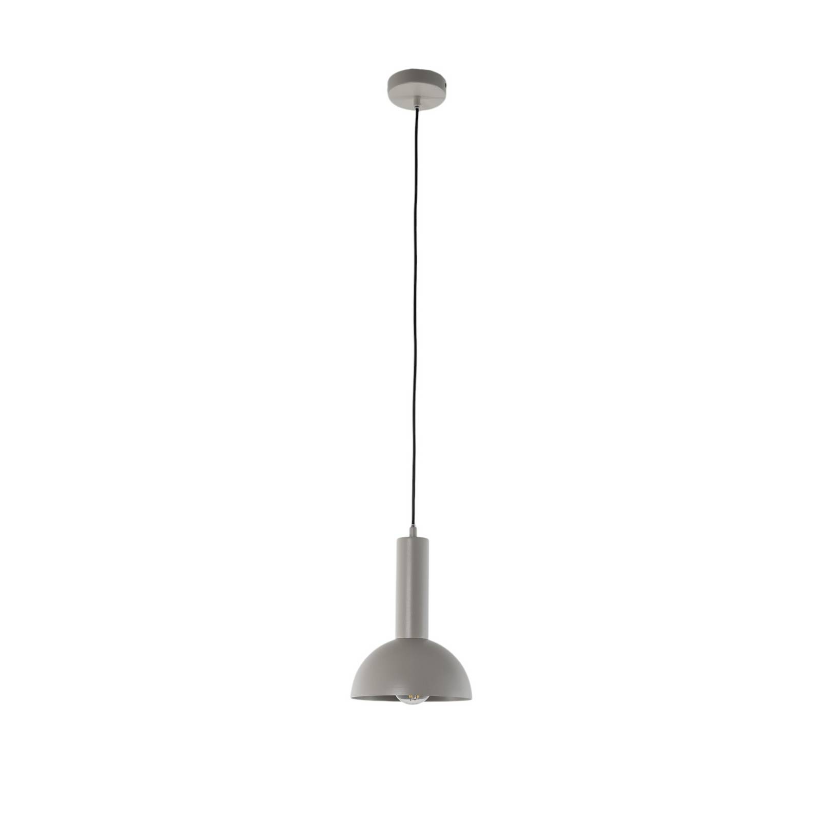 Hängeleuchte Vitrum cupola S, taupe, halbrund, Ø 19 cm