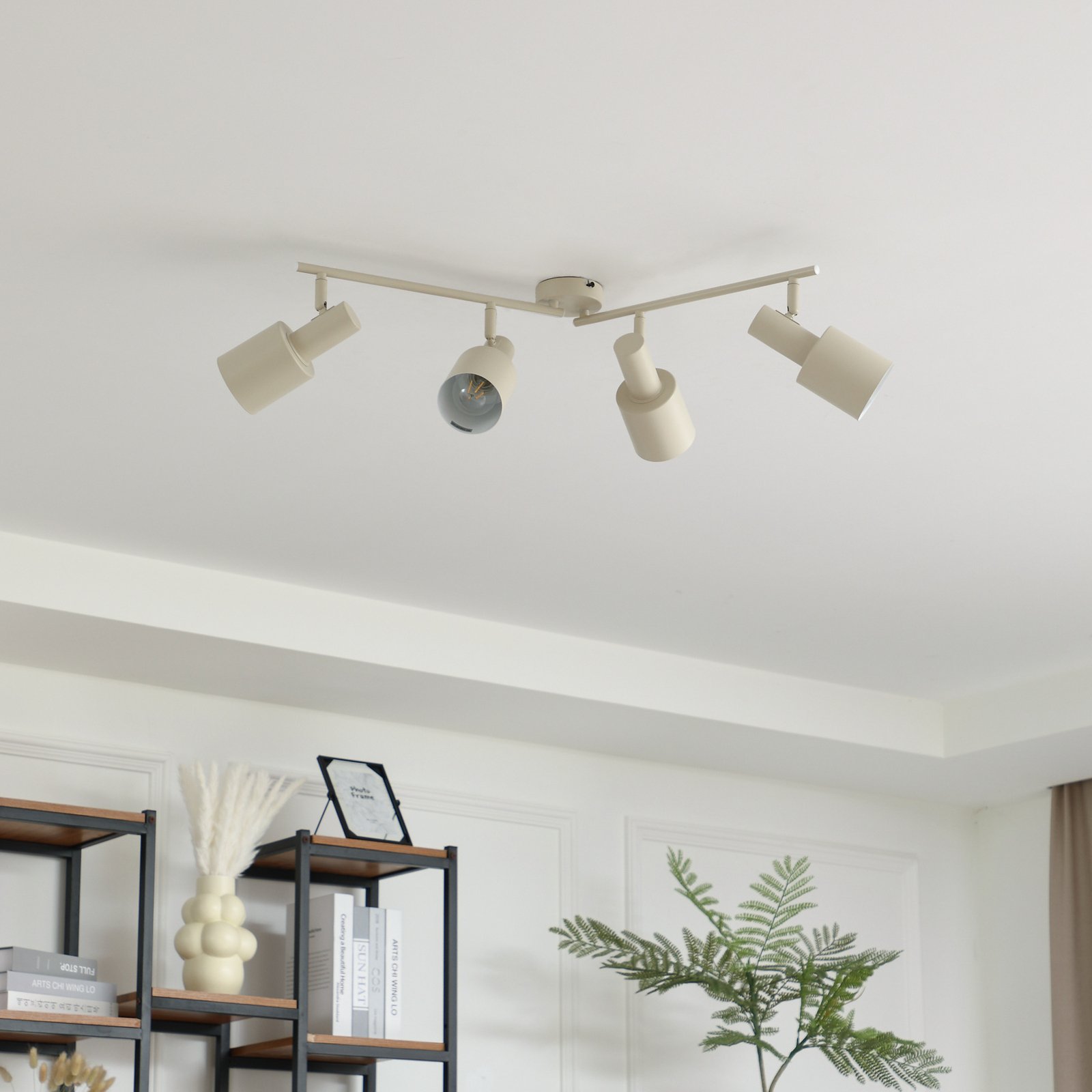 Ovelia 4 Plafonnier Beige - Lindby