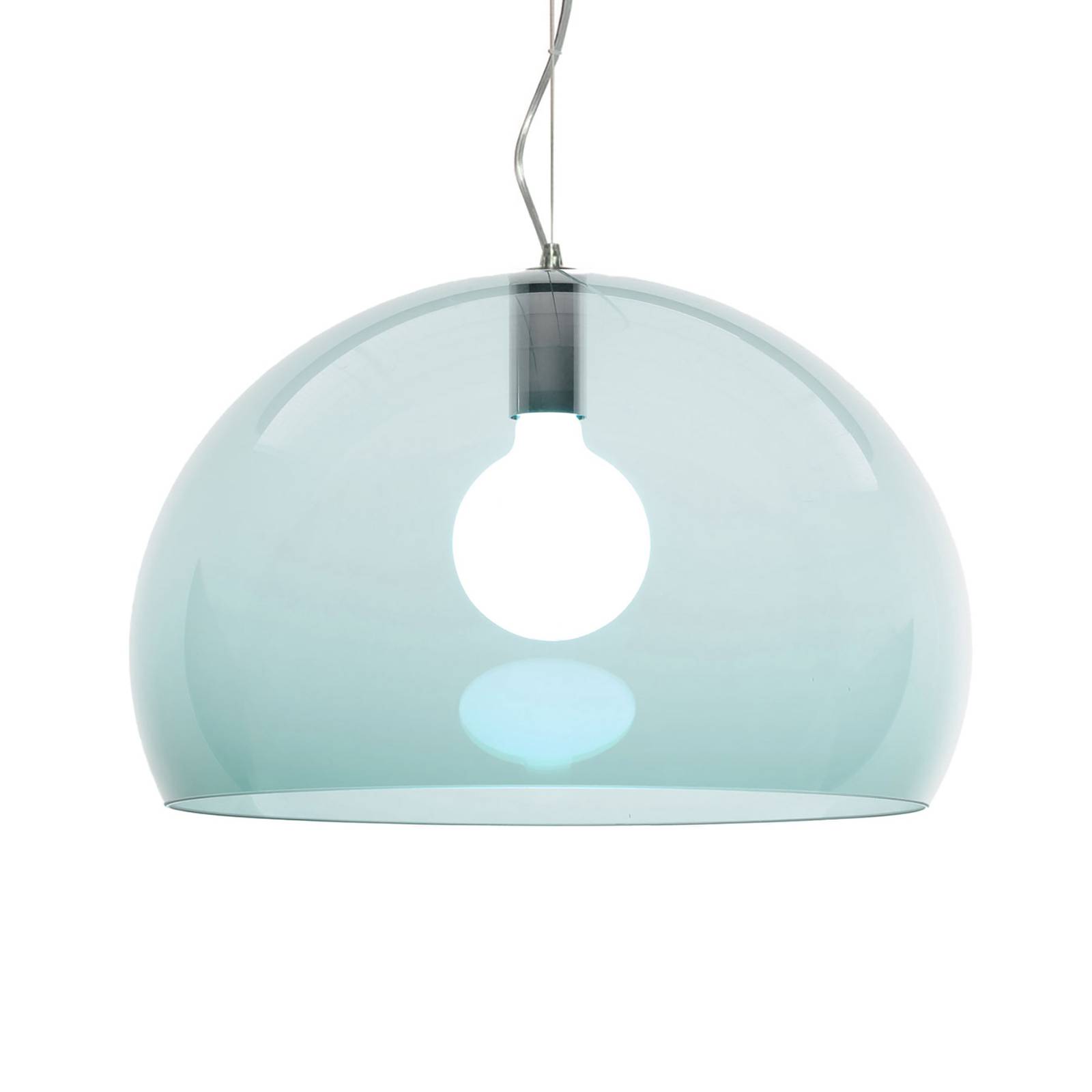 Kartell FL/Y Hängeleuchte, Ø 52 cm, petrol