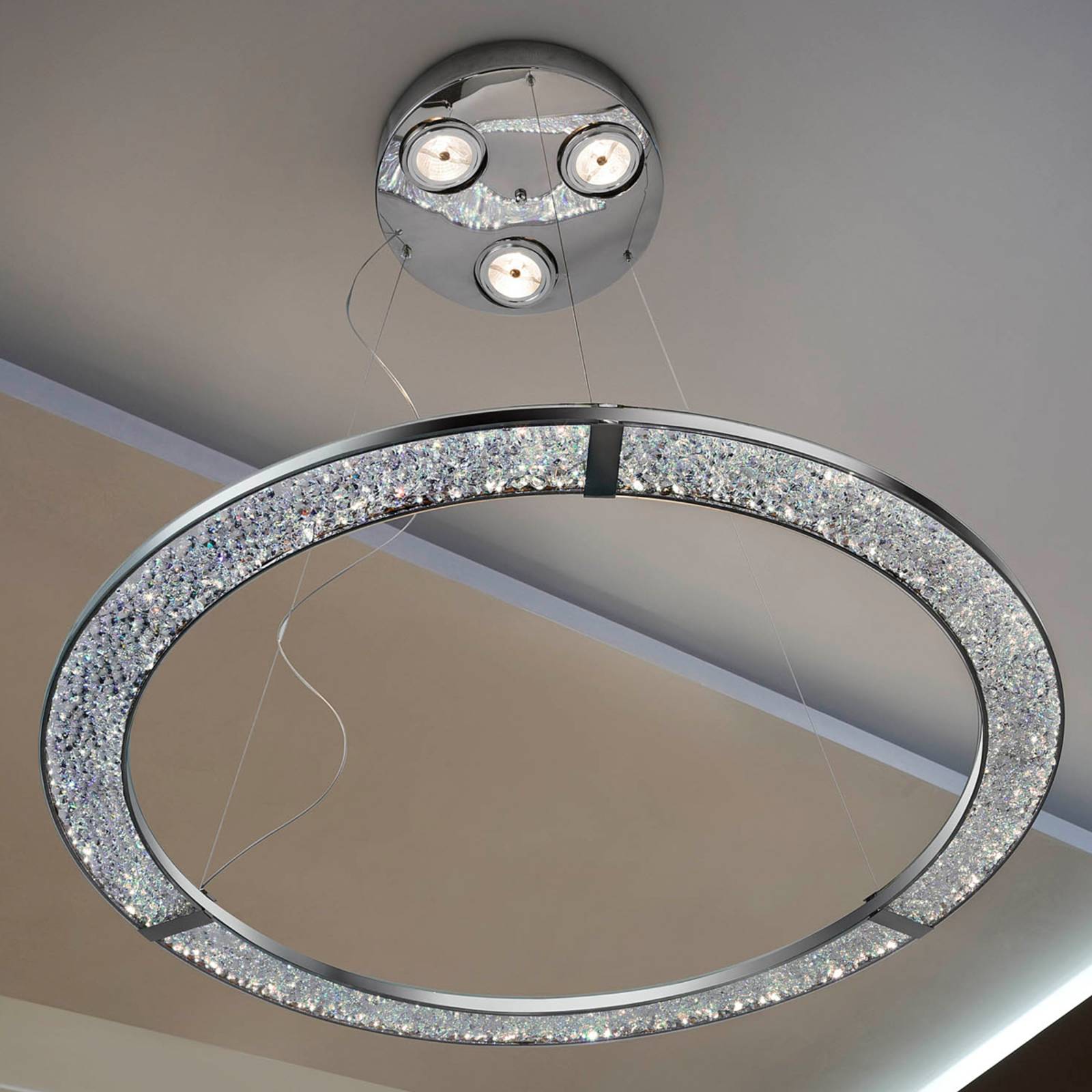 Male - suspension avec ruban LED à 1 lampe
