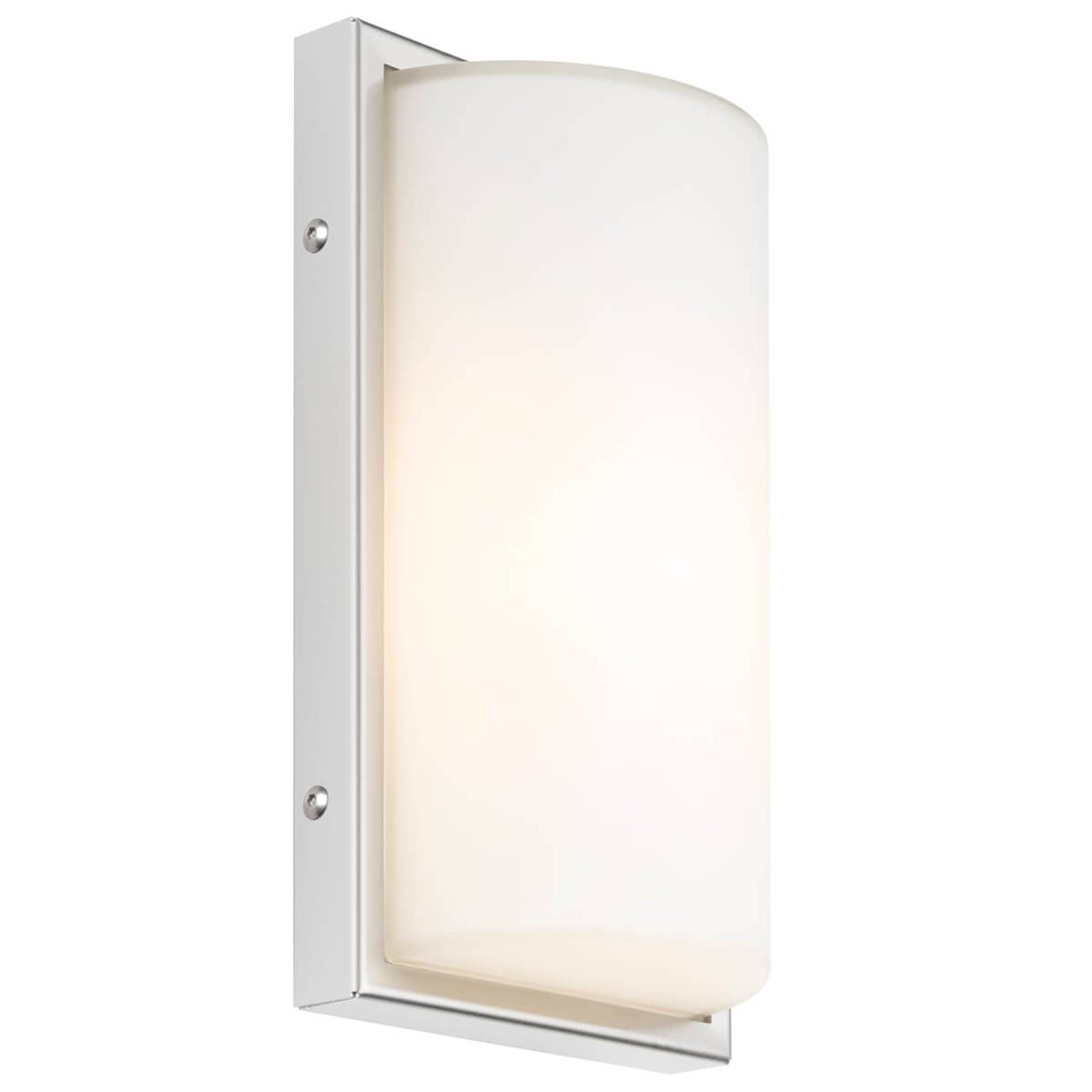 LCD Applique da esterni LED 040 con sensore, bianco