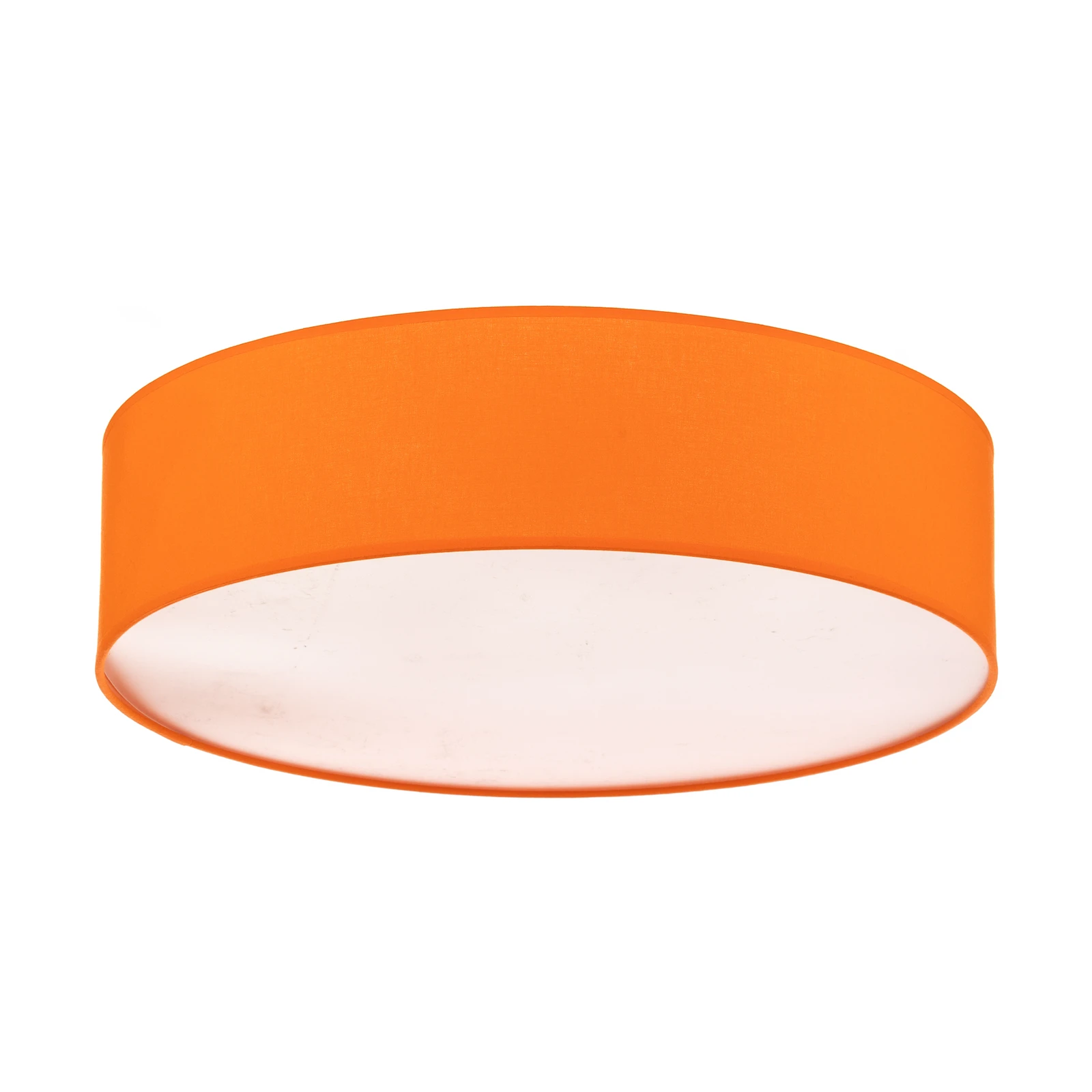 Euluna Roller couverture, abat-jour en tissu orange, Ø 50 cm