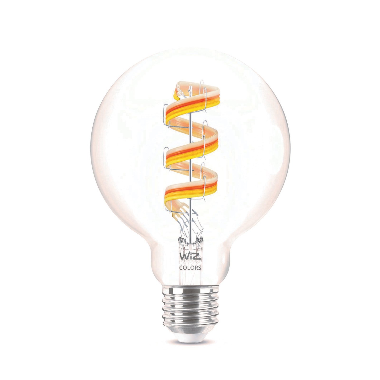 WiZ G95 filament LED bulb globe WiFi E27 6.3W RGBW