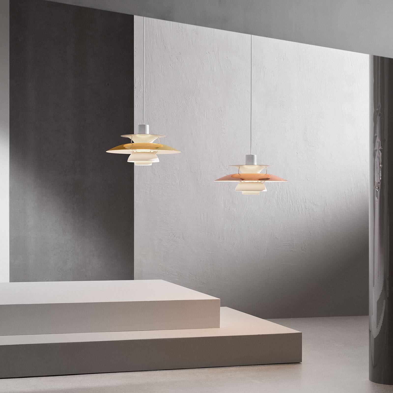 Louis Poulsen PH 5 mosiądz lampa wisząca Ø 50 cm