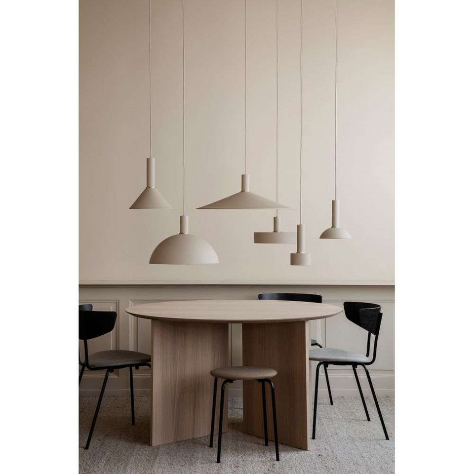 ferm LIVING Collect Taklampa Angle Low Cashmere, beige från ferm LIVING
