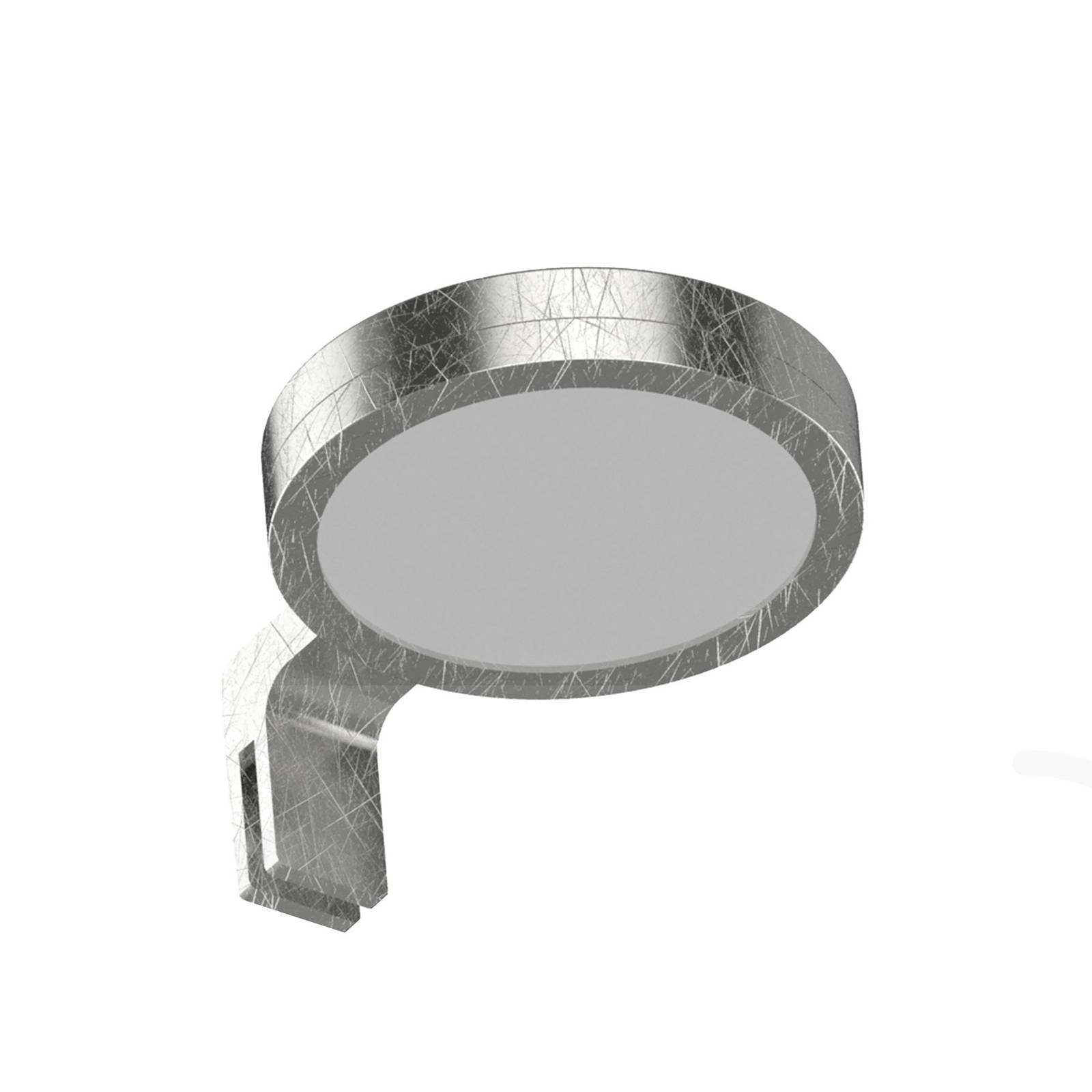 Lightme Aqua On-Top LED-spejllampe bladsølv