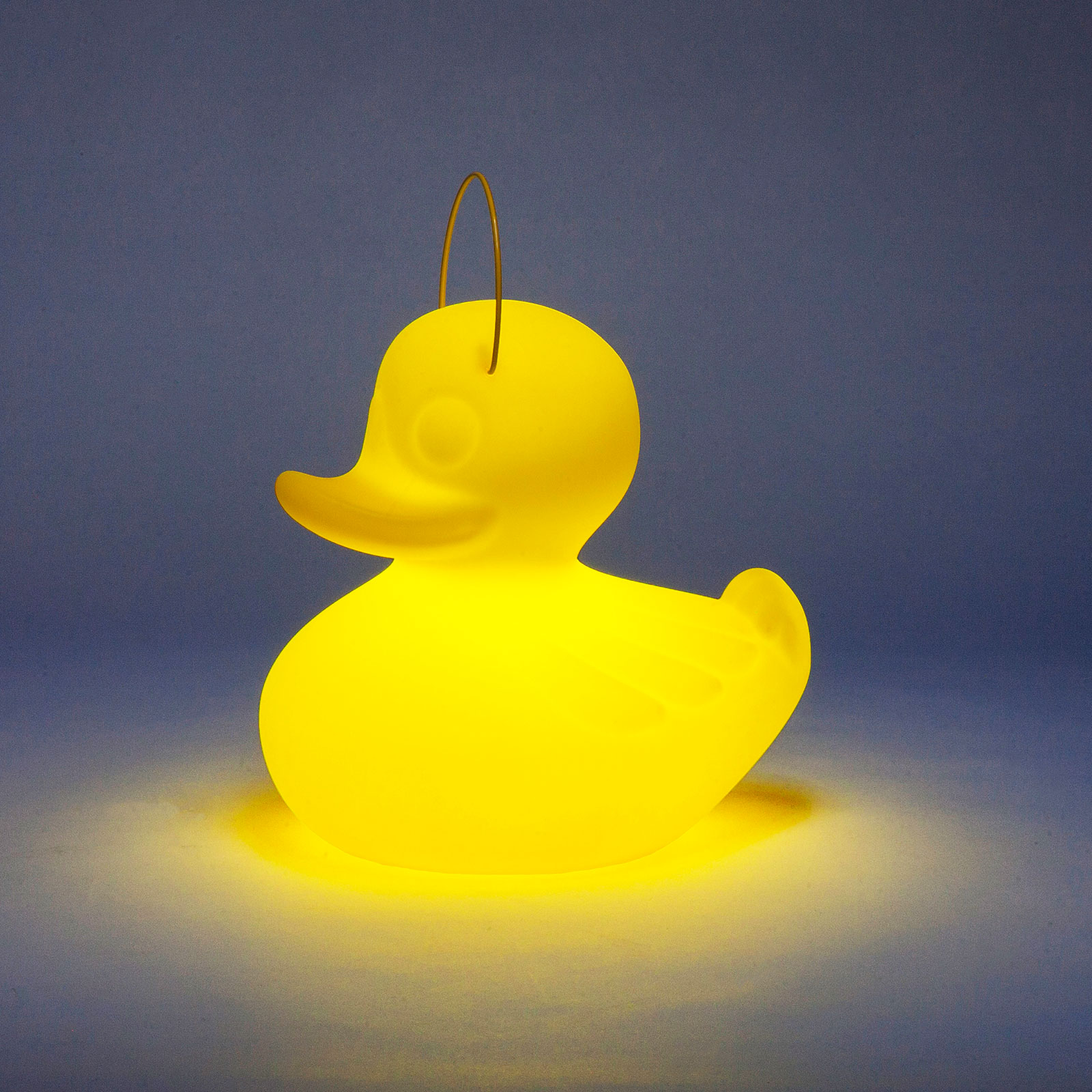 DUCK-DUCK S -design-LED-ulkovalo, keltainen