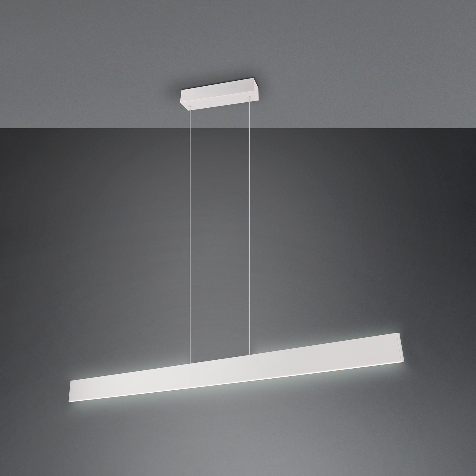 Galway LED pendant light, light grey, up/down, CCT, metal