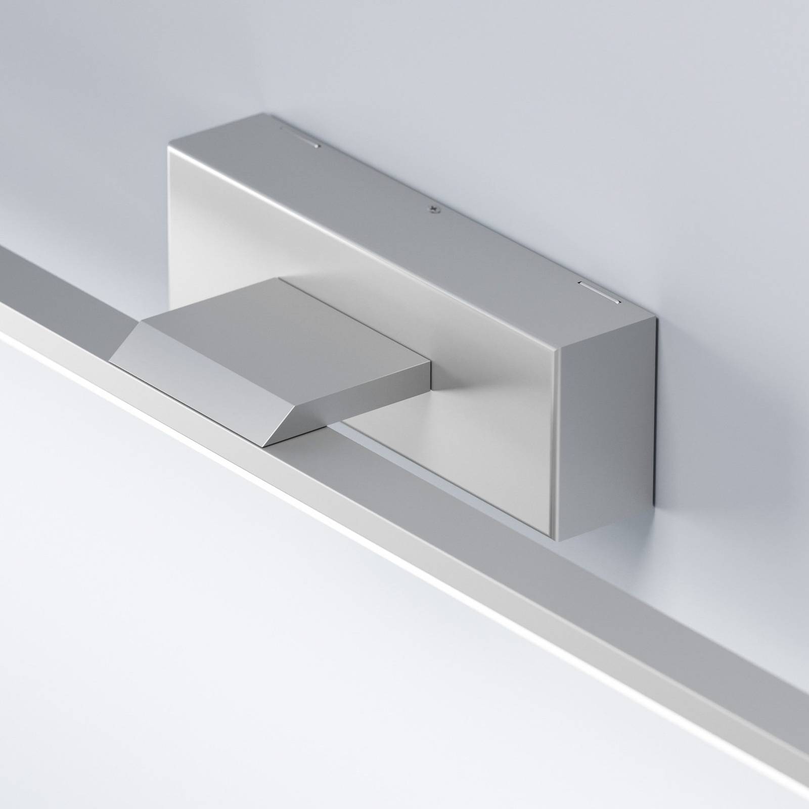 Euluna LED wandlamp Miroir 40 cm alu 4000K, voor badkamer, aluminium, staal, kunststof, 3.3 W, B: cm, H: 5