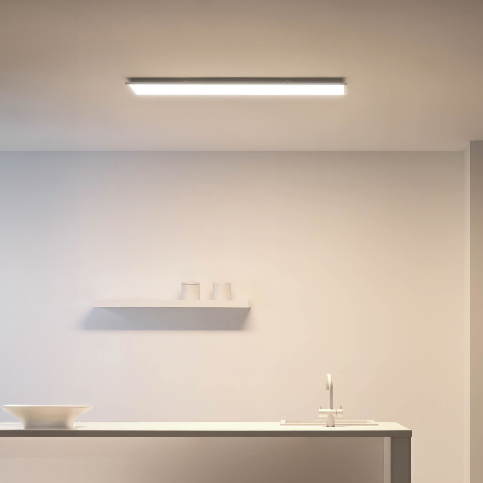 WiZ LED ceiling light Panel, rectangular