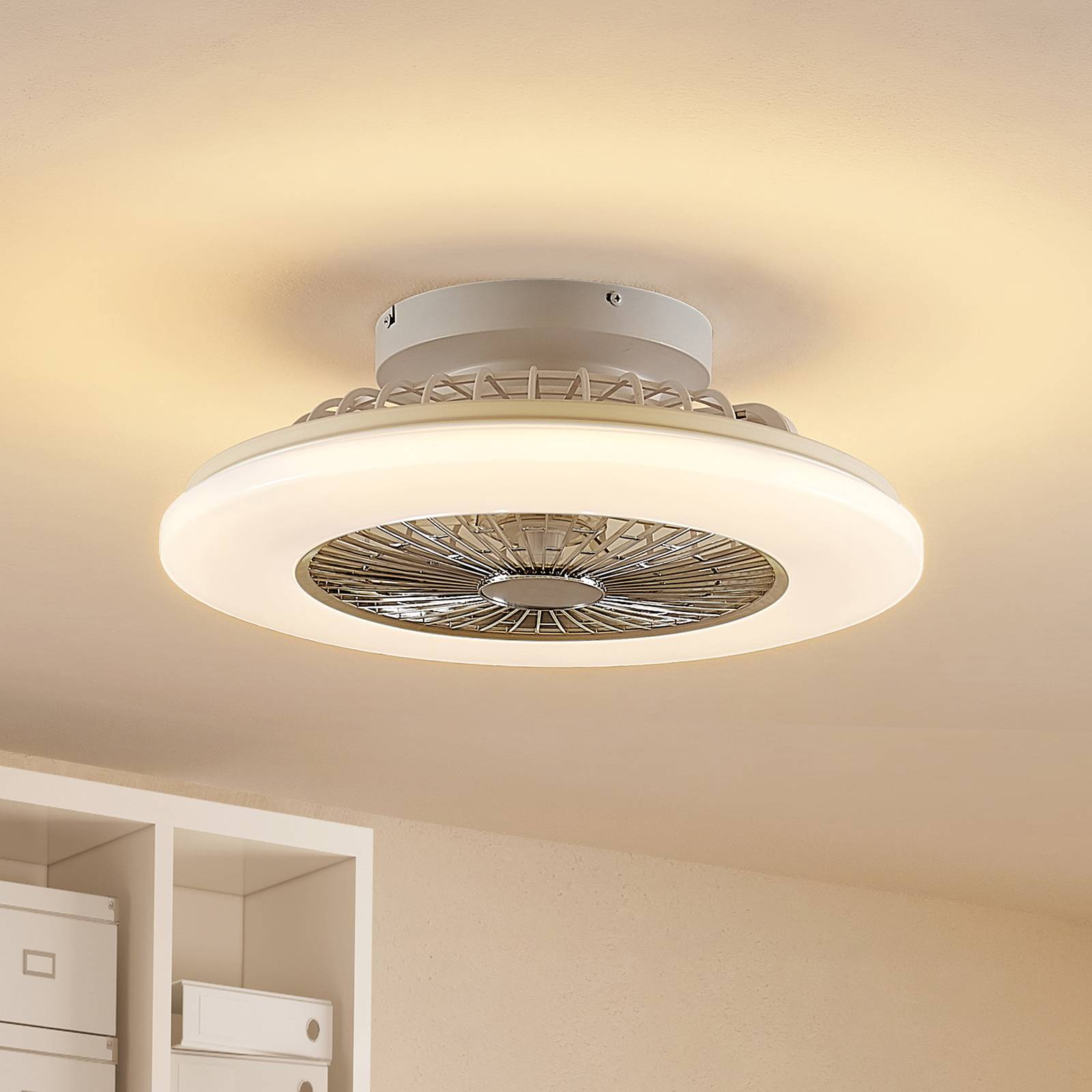 Lindby Yunus LED ceiling fan