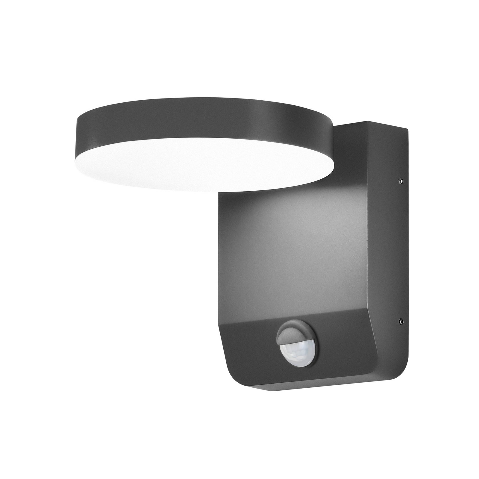 Candeeiro de parede LED 9083, sensor, antracite, 16 cm, CCT, IP54