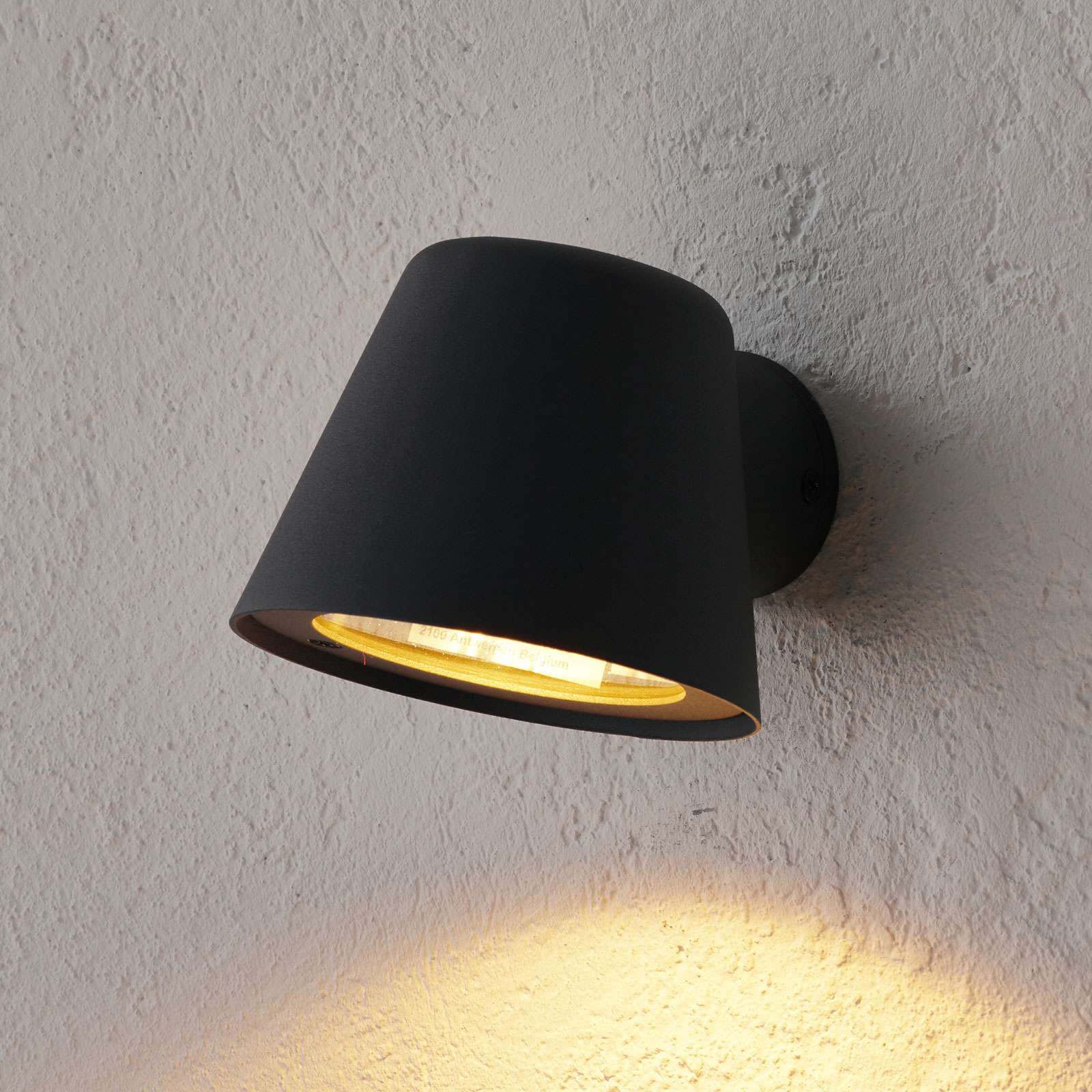 Zeldzaamheid bouw dividend Antraciet LED buiten wandlamp Dingo, GU10 | Lampen24.be