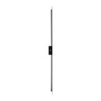 LED-Wandleuchte Navi, schwarz, Höhe 100 cm, Metall, 3.000 K