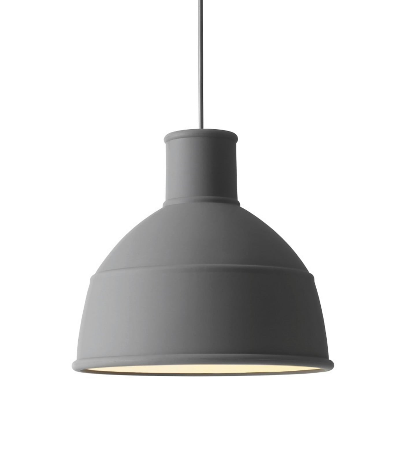 Unfold Pendel Dark Grey Muuto - Stue - Design - Plastik