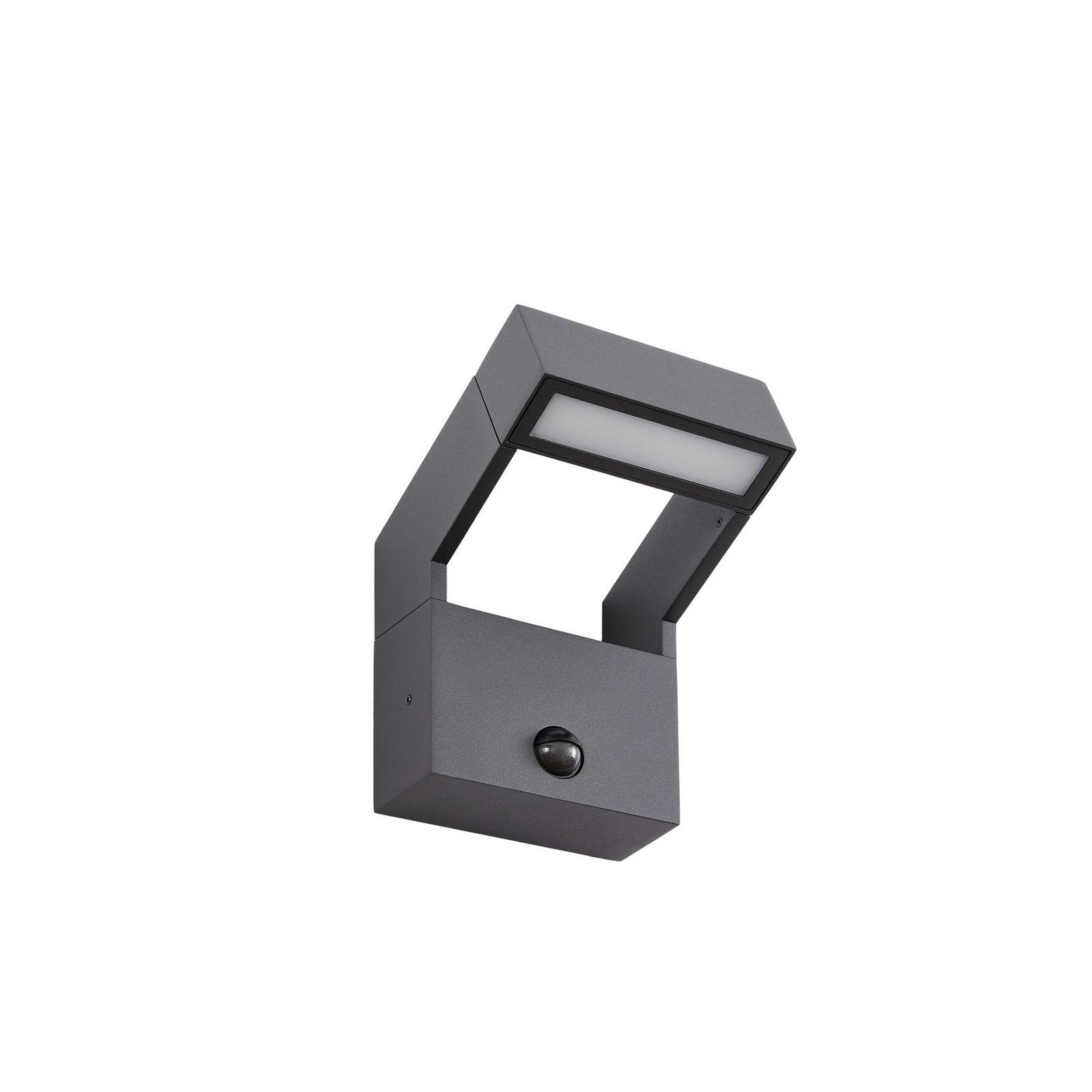 Venkovní nástěnné svítidlo Kovato s LED a senzorem, tmavě šedá, IP65 – Arcchio