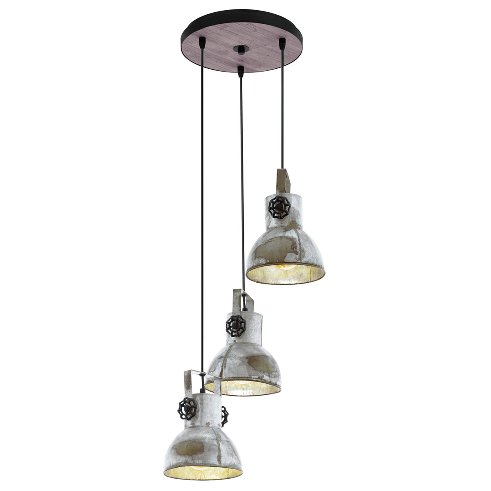 Barnstaple hanging lamp with an industrial design