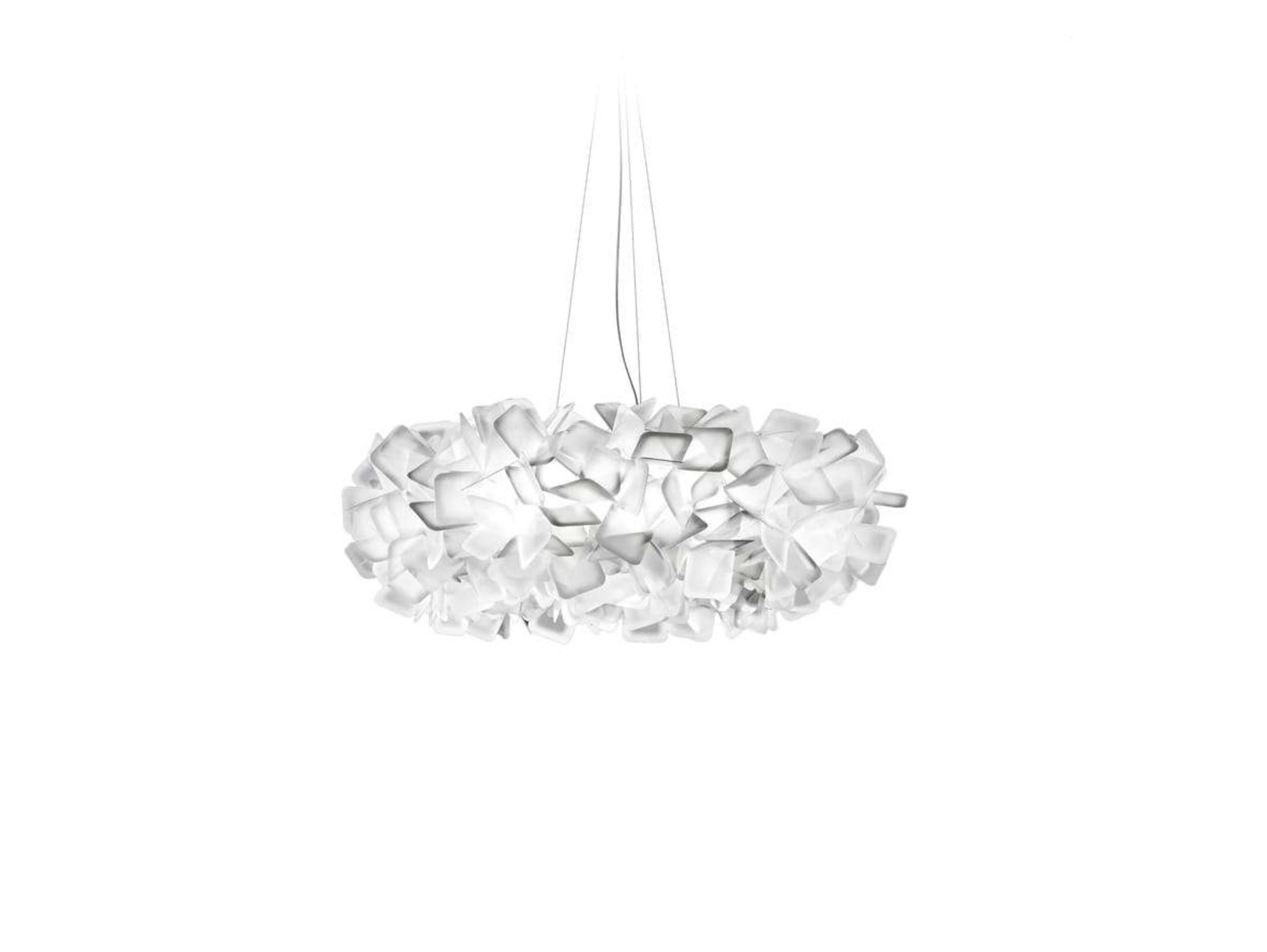 Clizia Pendant L White - SLAMP