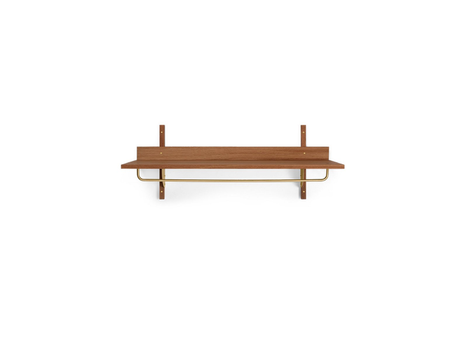 Sector Rack Shelf Smoked Oak/Brass - ferm LIVING