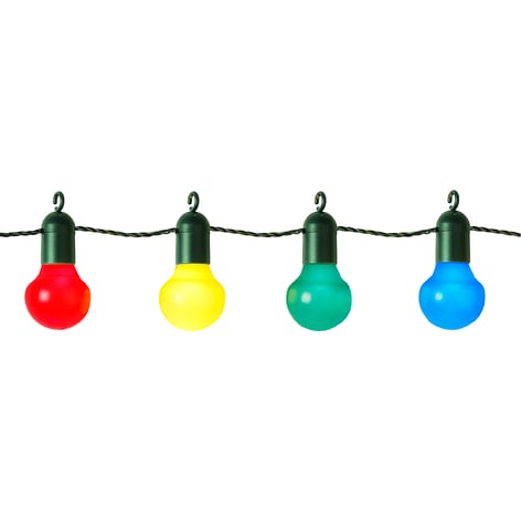 Cad. luces LED festiva ELIN, colorida, 20 luces