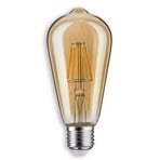 Paulmann E27 6,5W 825 LED-Rustikalampe ST64 gold