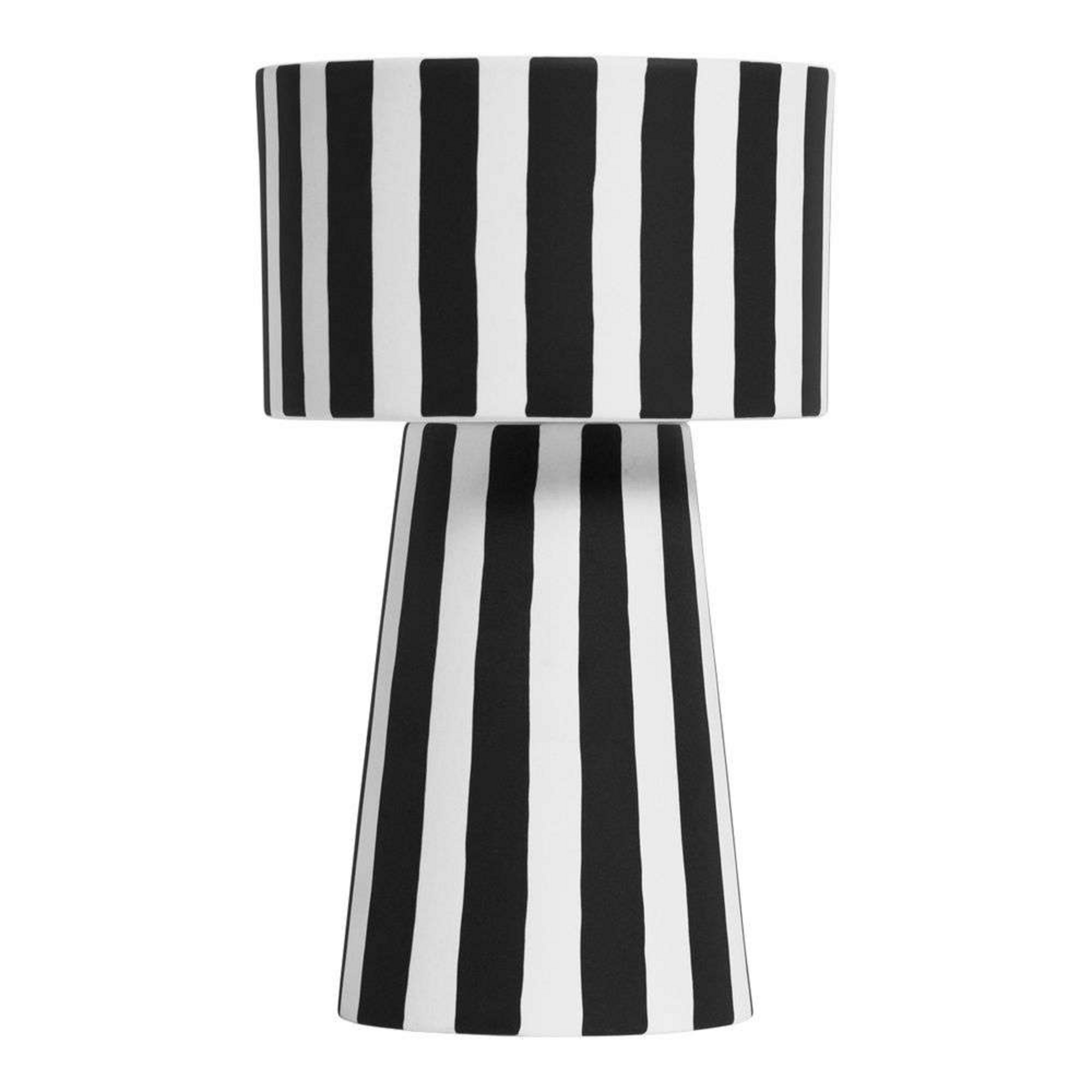 Toppu Vaso para Plantas Large White/Black - OYOY Living Design