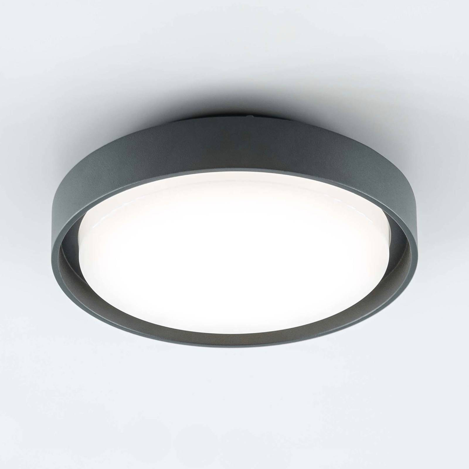 EVN Tectum plafonnier d’extérieur LED rond 25 cm