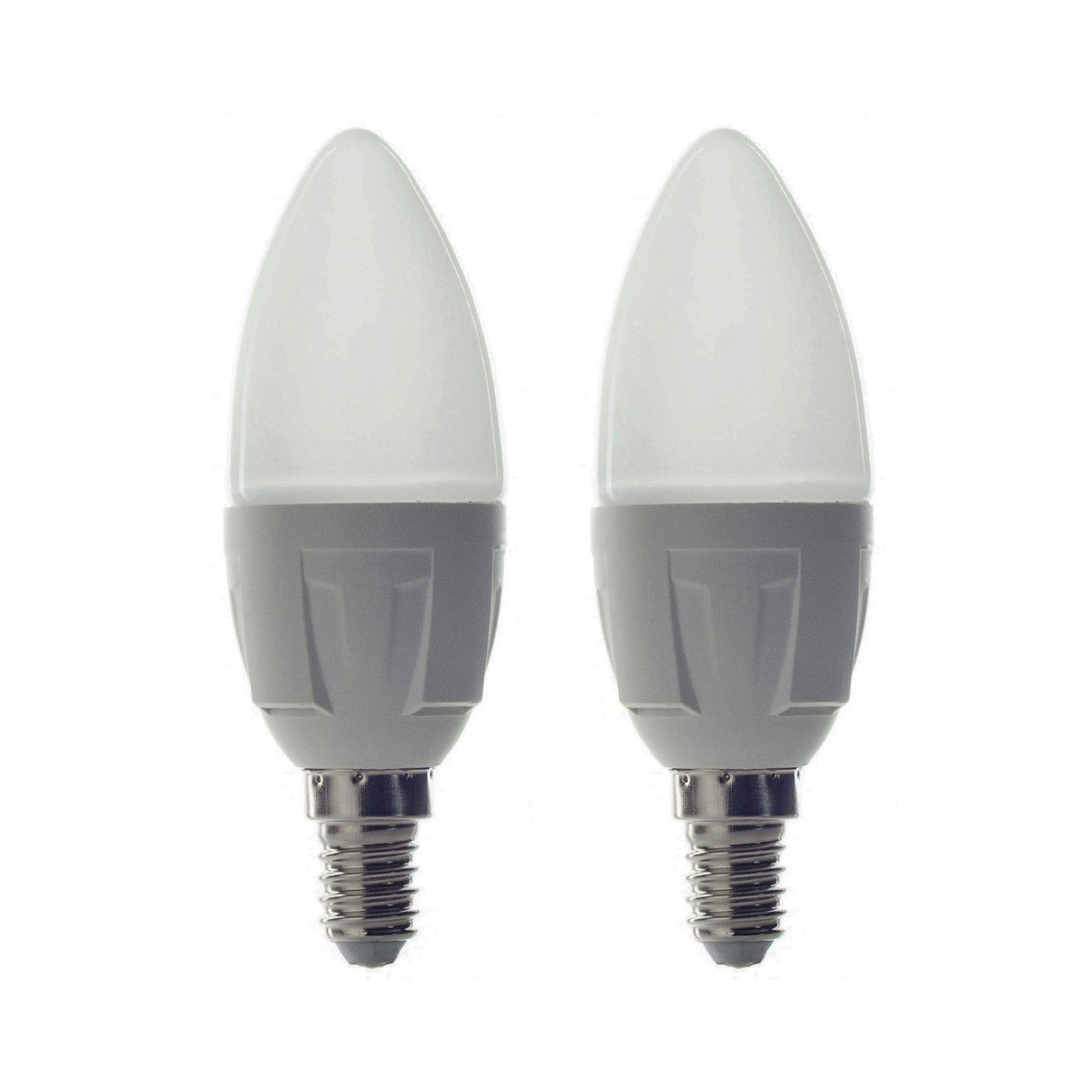 LED-Kerzenlampe E14 4,9W 830 470 Lumen, 2er-Set
