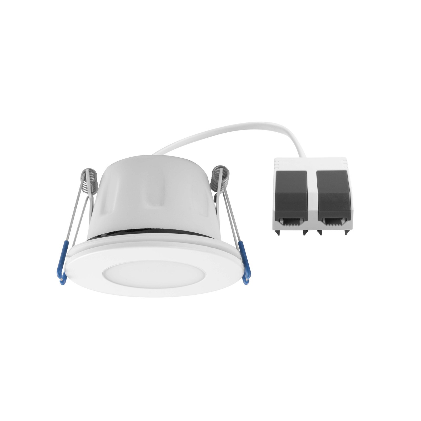 MEGAMAN LED vstavané bodové svietidlo Tego Slim, 10 ks, 4 000 K, biele