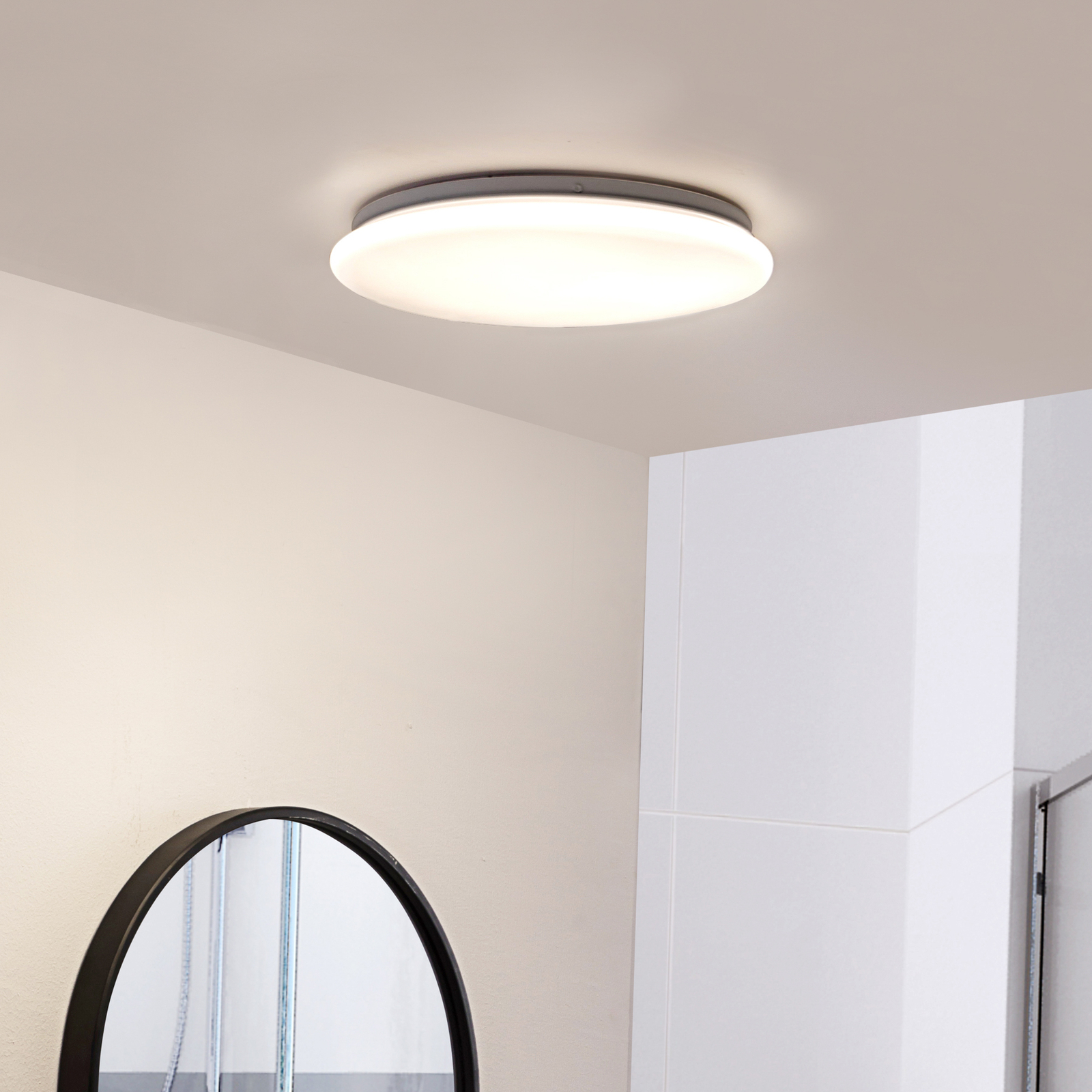 Lindby Eovi LED ceiling light IP44 3,000 K