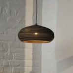 OSRAM Hängeleuchte DROP, braun, Ø 40 cm, Wellpappe, E27