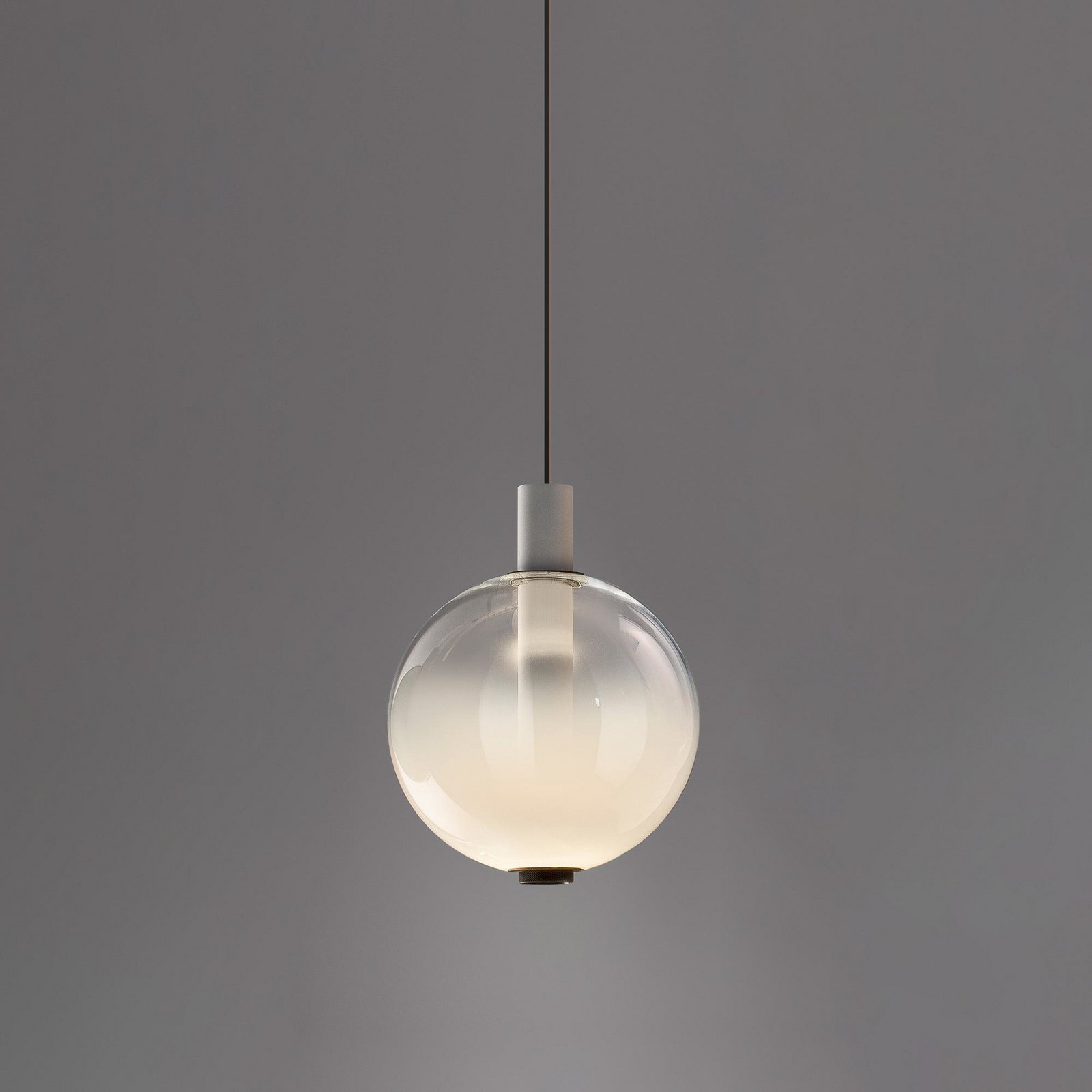 OLEV LED-Hängeleuchte BEAM STICK NUANCE, weiß, Ø 20 cm, 927