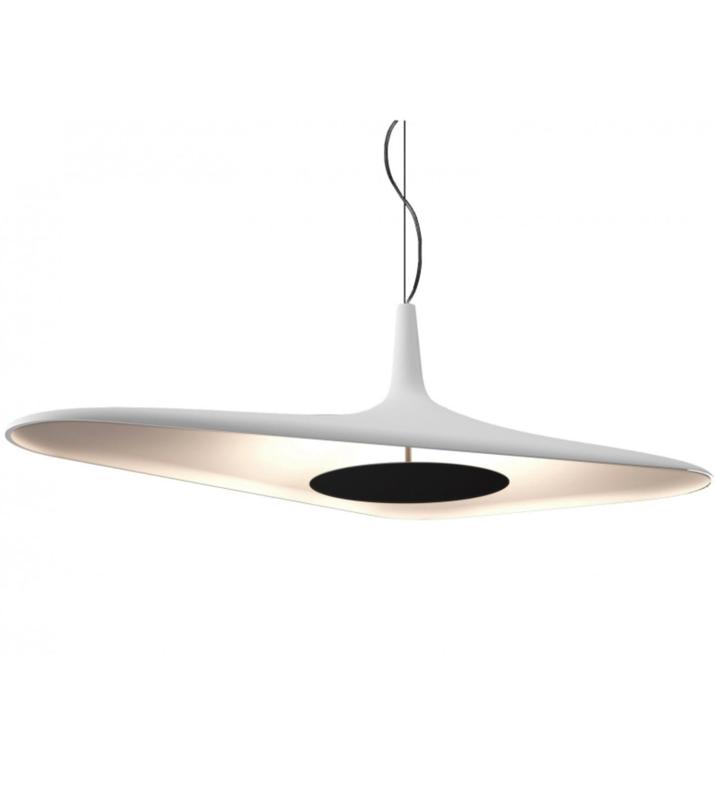 Soleil Noir Lustră Pendul 35 White - Luceplan