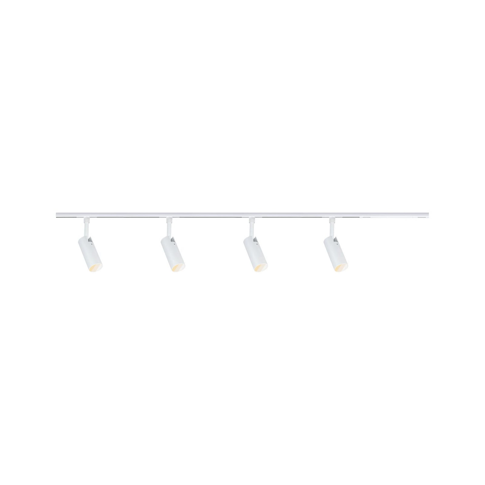 Set de pornire Paulmann URail Tubo, alb, alimentare centrală, CCT Set de pornire Paulmann URail Tubo, alb, alimentare centrală, CCT