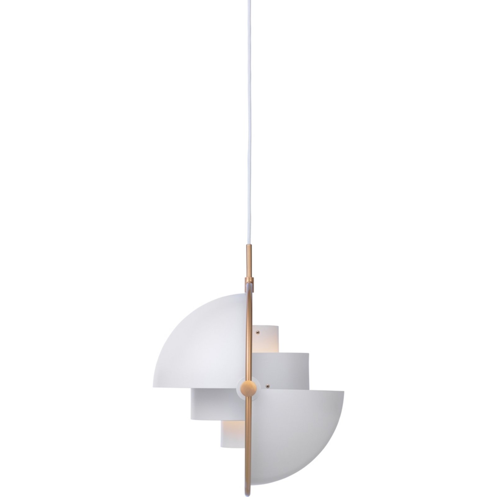 Multi-Lite Candeeiro Suspenso ø36 Brass/White - GUBI