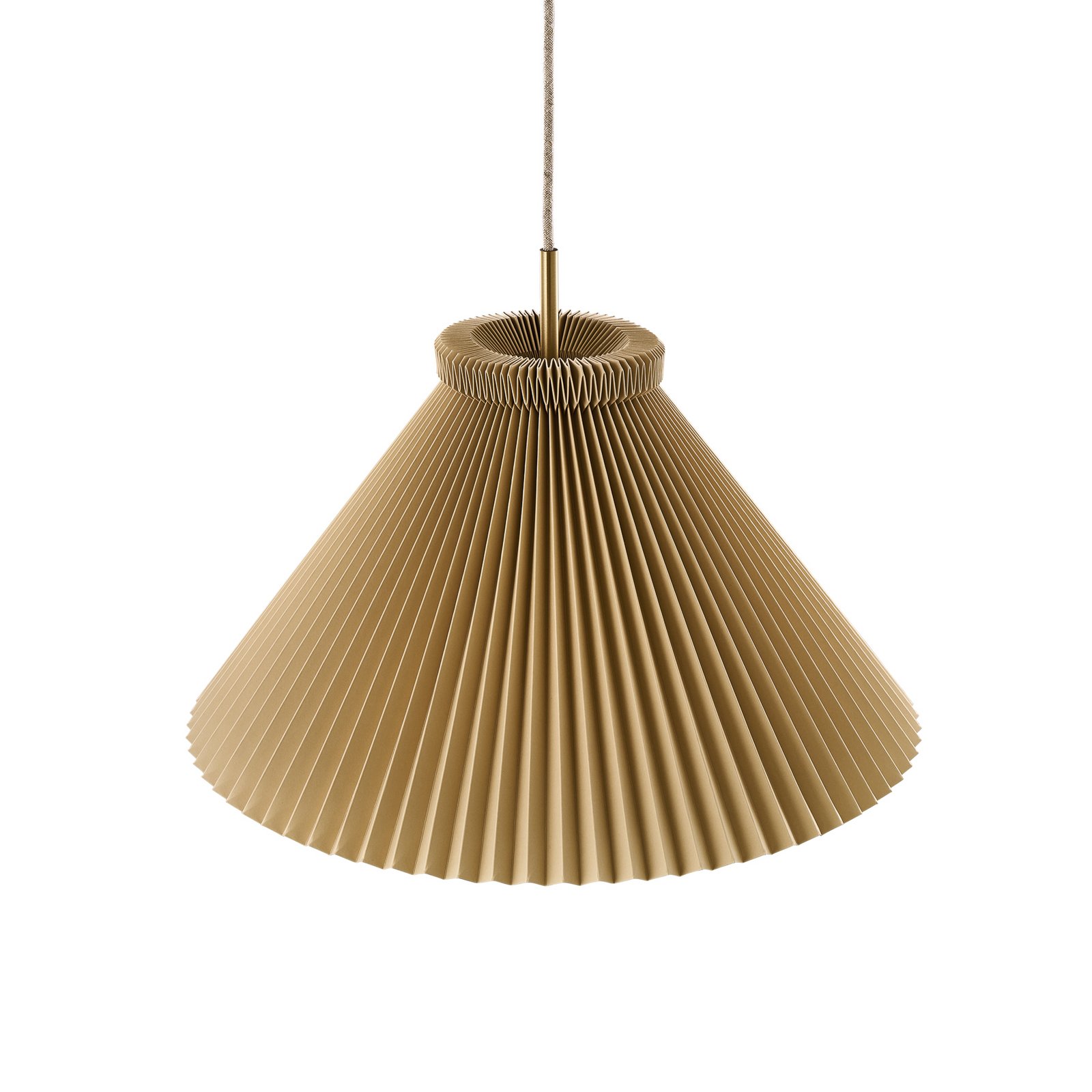 LE KLINT Hängeleuchte Model 1, Kunststoff, creme, Ø 44 cm