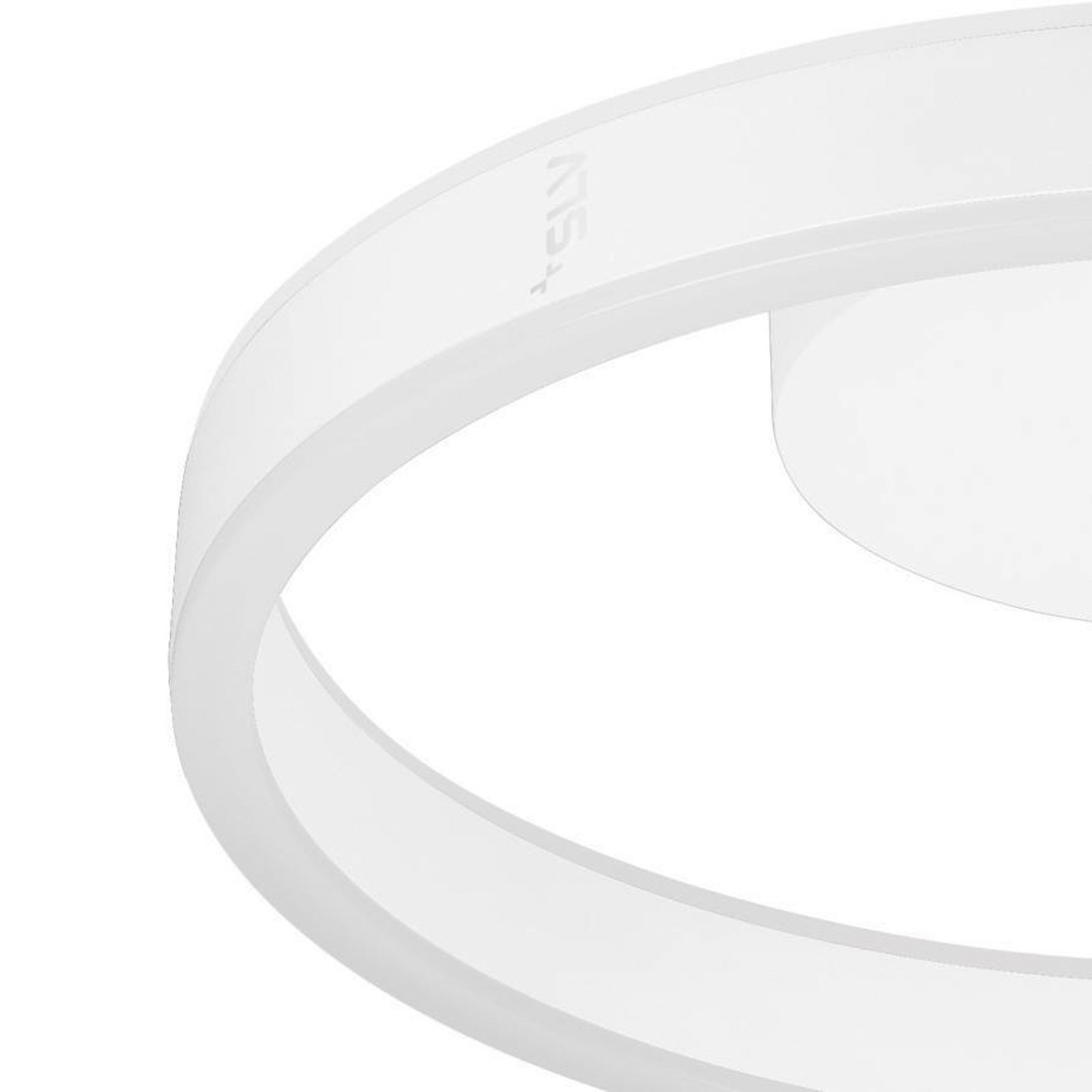 SLV LED ceiling light One, Ø 40 cm, white, metal, CCT