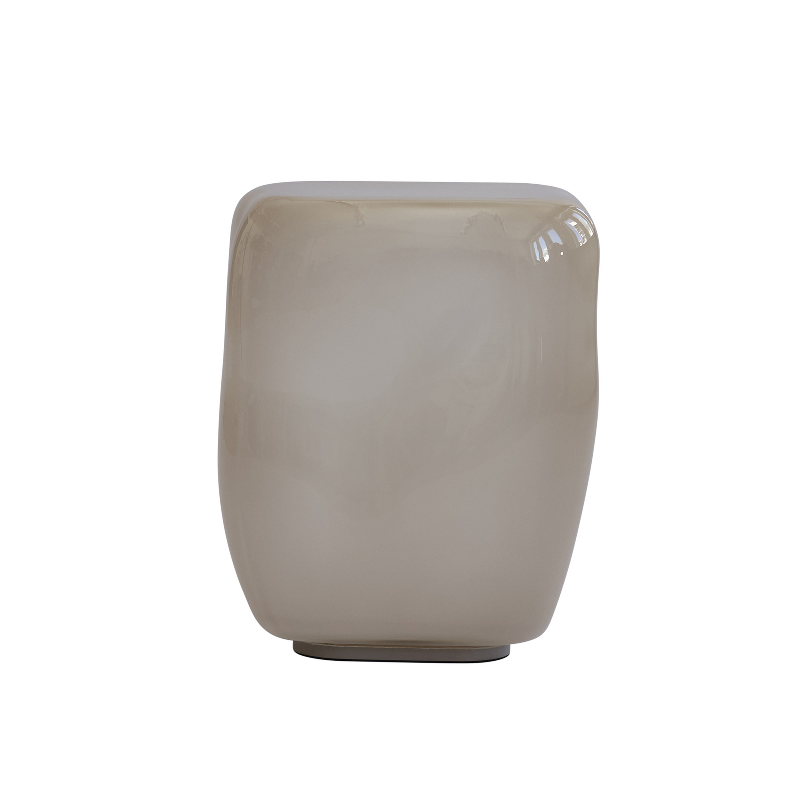 Stolik pomocniczy Ishi, beżowy, szerokość 32 cm, szkło – 101 Copenhagen