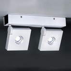 Rotatable/pivotable LED wall light Bridge