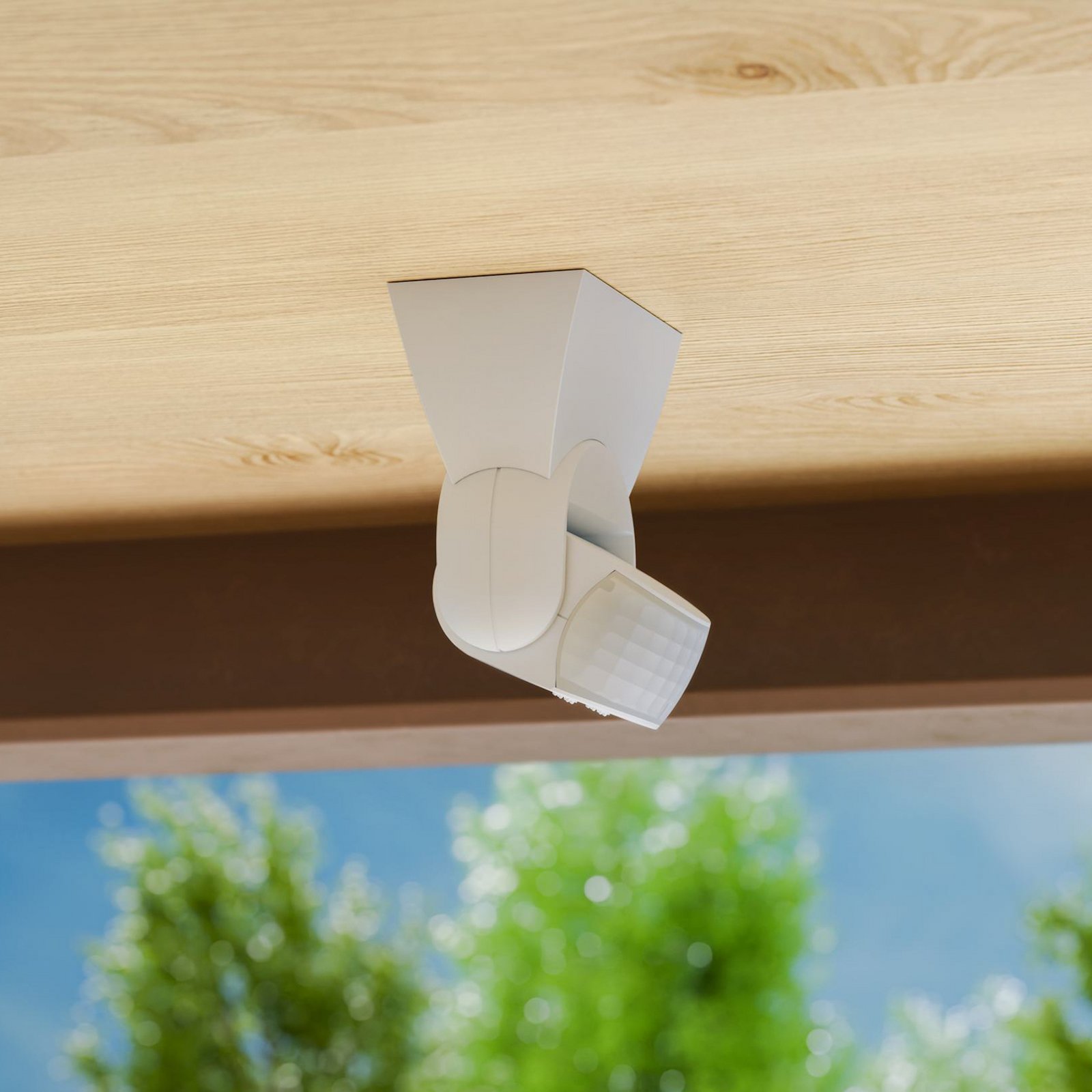 STEINEL IS 1 motion detector white