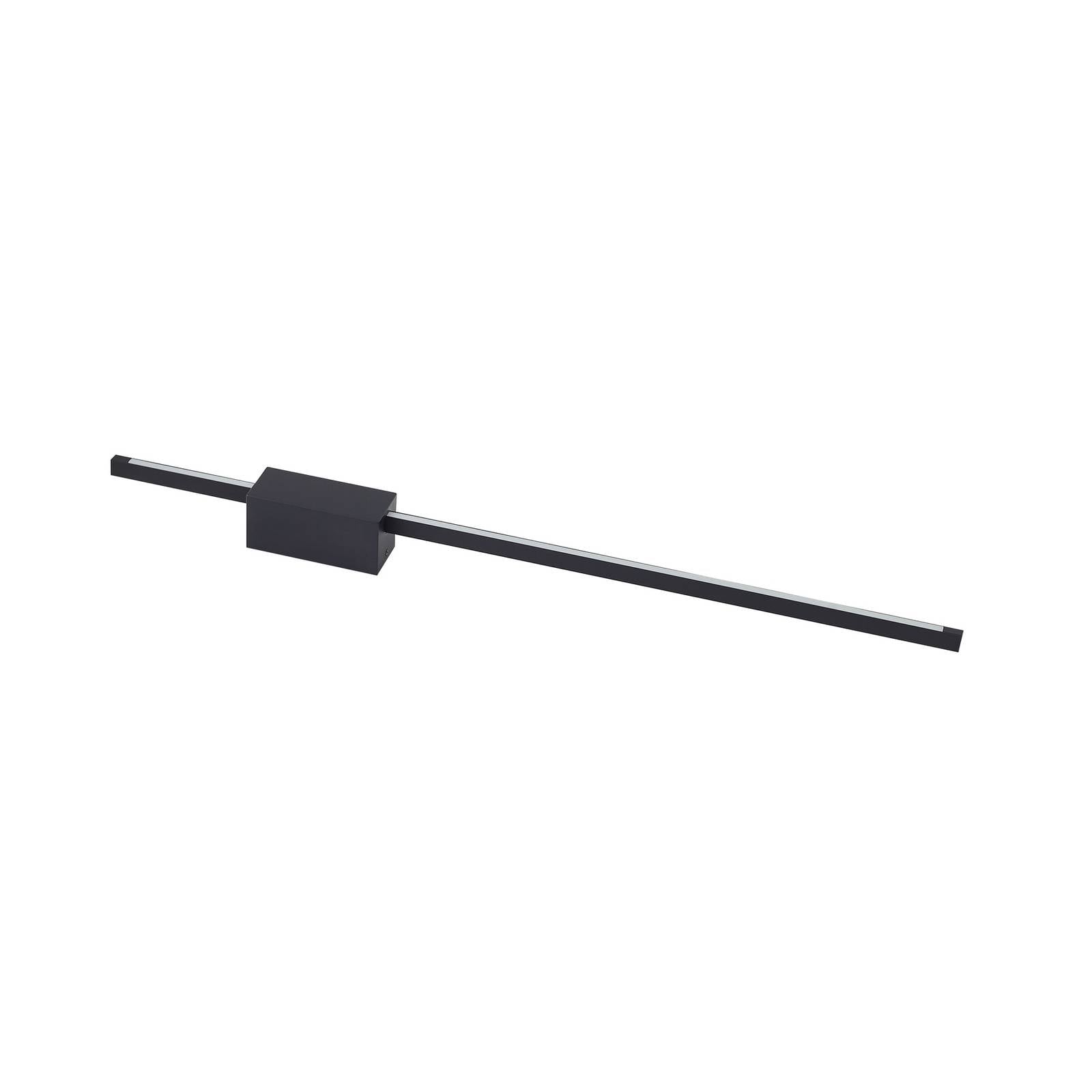 Lucande LED-Wandleuchte Skaila, schwarz, Länge 90cm, 3.000 K