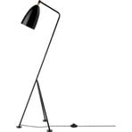 Gräshoppa Stojací Lampa Glossy Black - GUBI