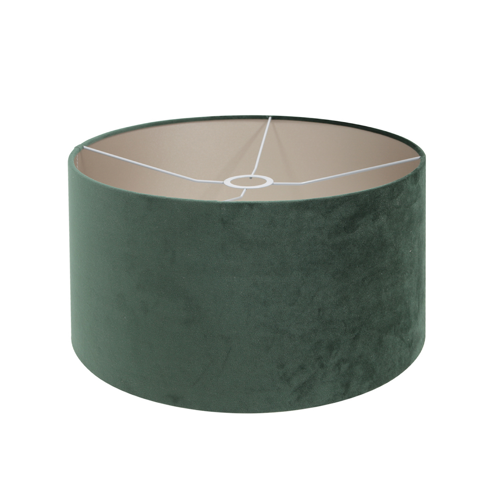 Vloerlamp Bloeba, zwart/groen, hoogte 165 cm, velours