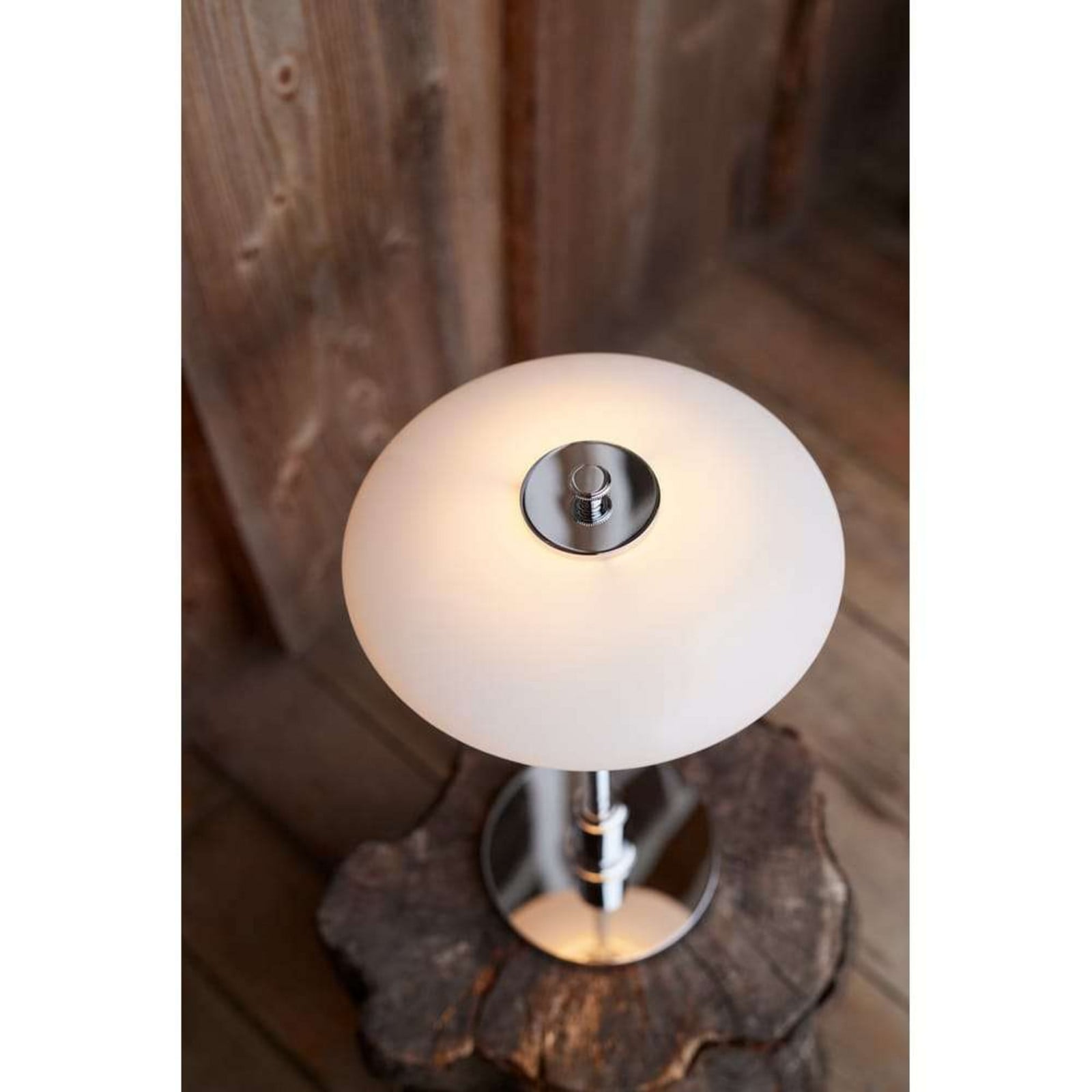 PH 2/1 Portable Bordlampe High Lustre Chrome Plated Louis Poulsen - Stue - Glas