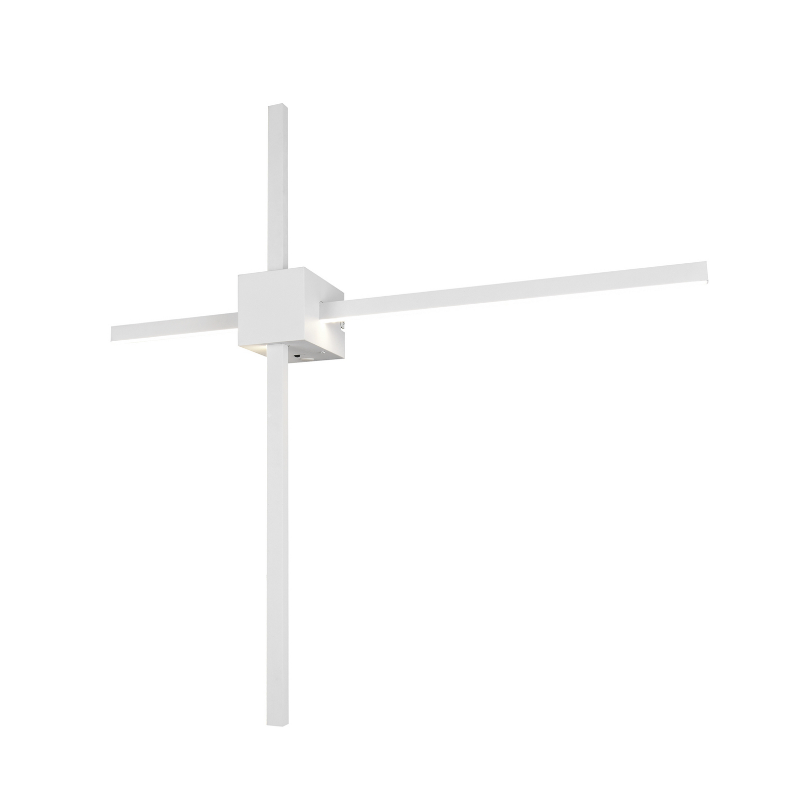 LED-Wandleuchte Cassino, weiß matt, Breite 67 cm, Metall