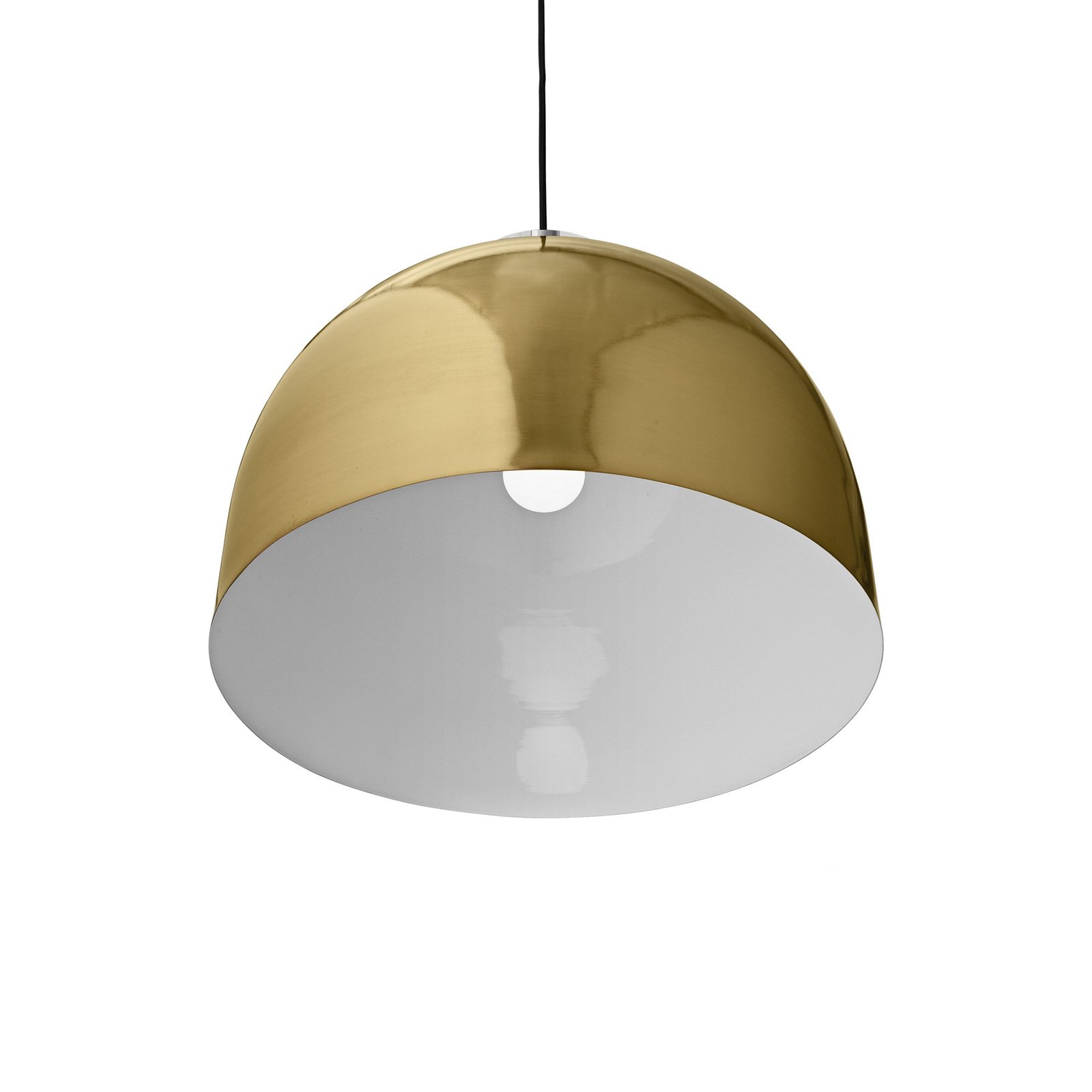 AYTM Luceo pendant light, round, gold, Ø 45 cm